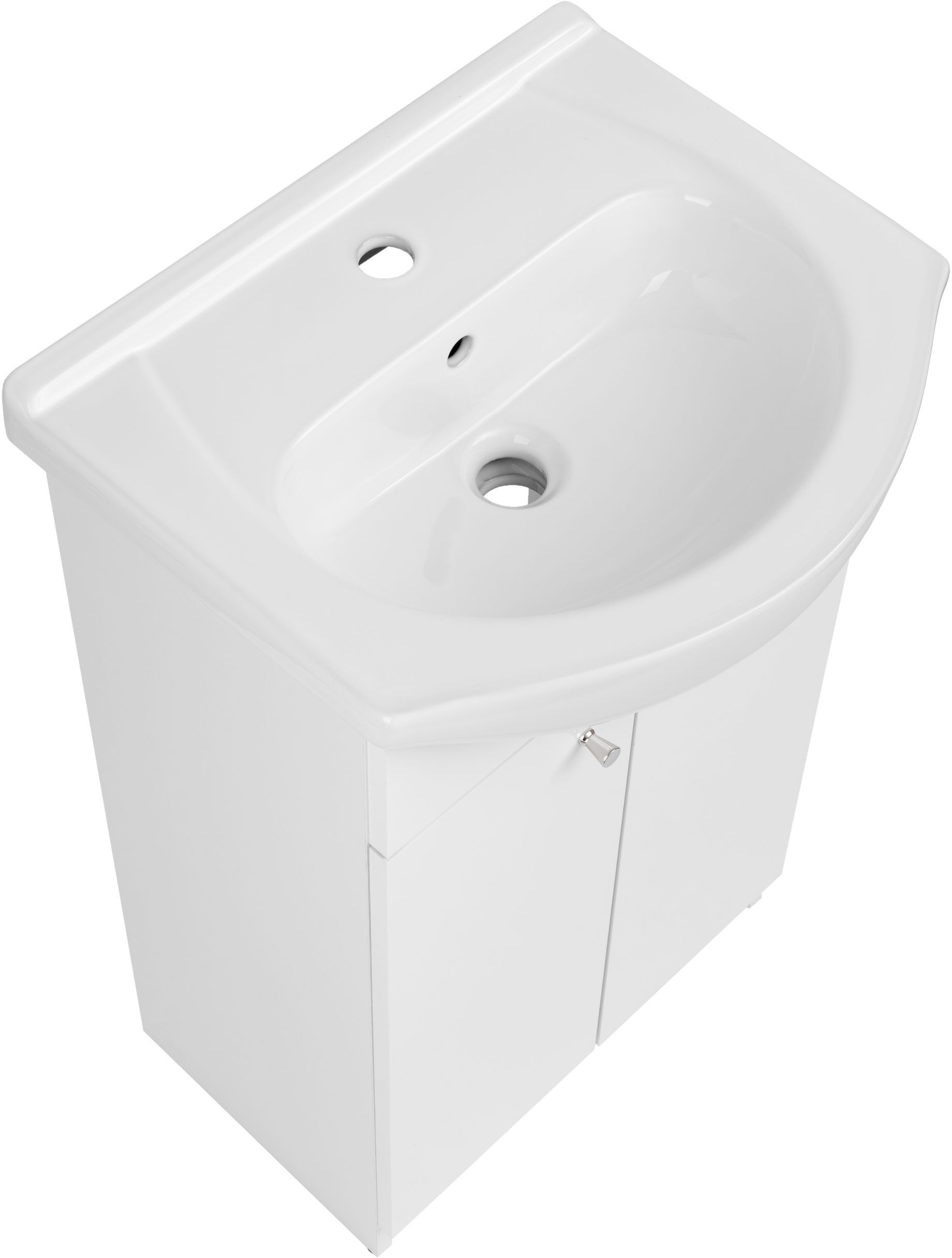 Astor Pik umywalka z szafką 50 cm biały AM-PIK-500-27