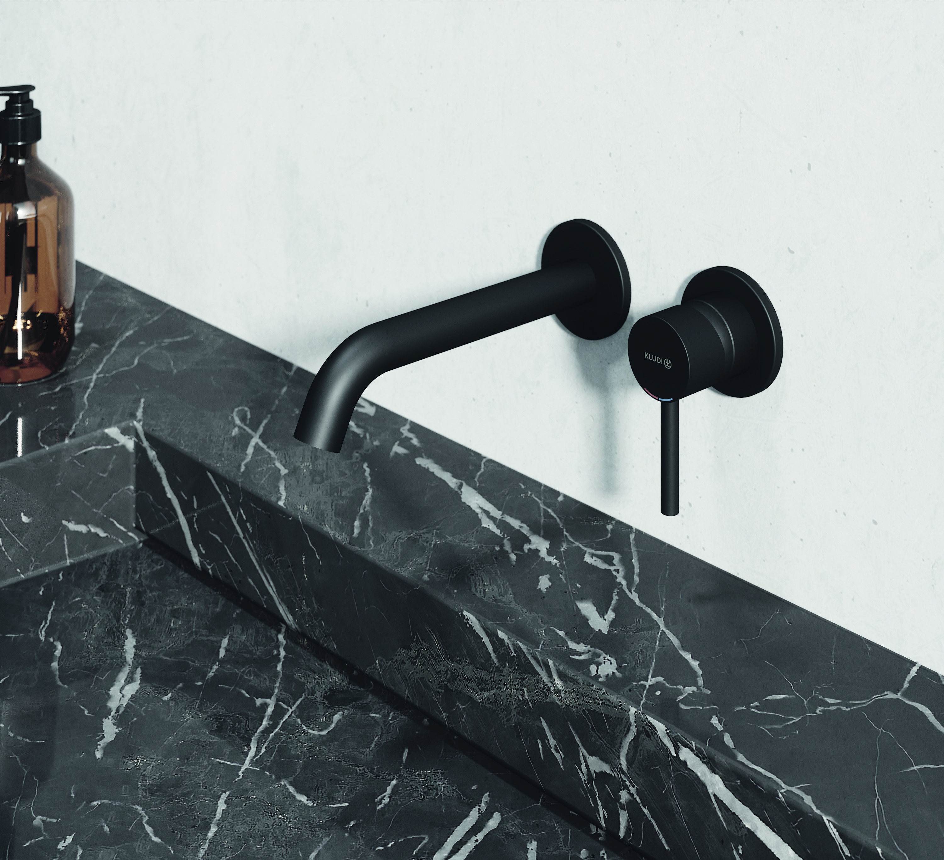 Kludi Bozz bateria umywalkowa podtynkowa czarna 382443976 - Wysyłka w 24h