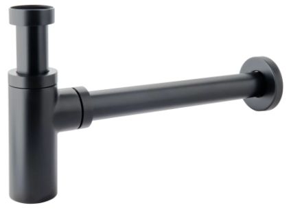 FDesign Kleome syfon umywalkowy butelkowy czarny mat FD7-203-22