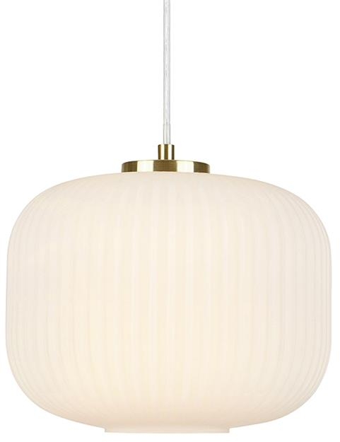 Markslöjd Sober lampa wisząca 1x20W mosiądz/biały 107918 - Wysyłka w 24h