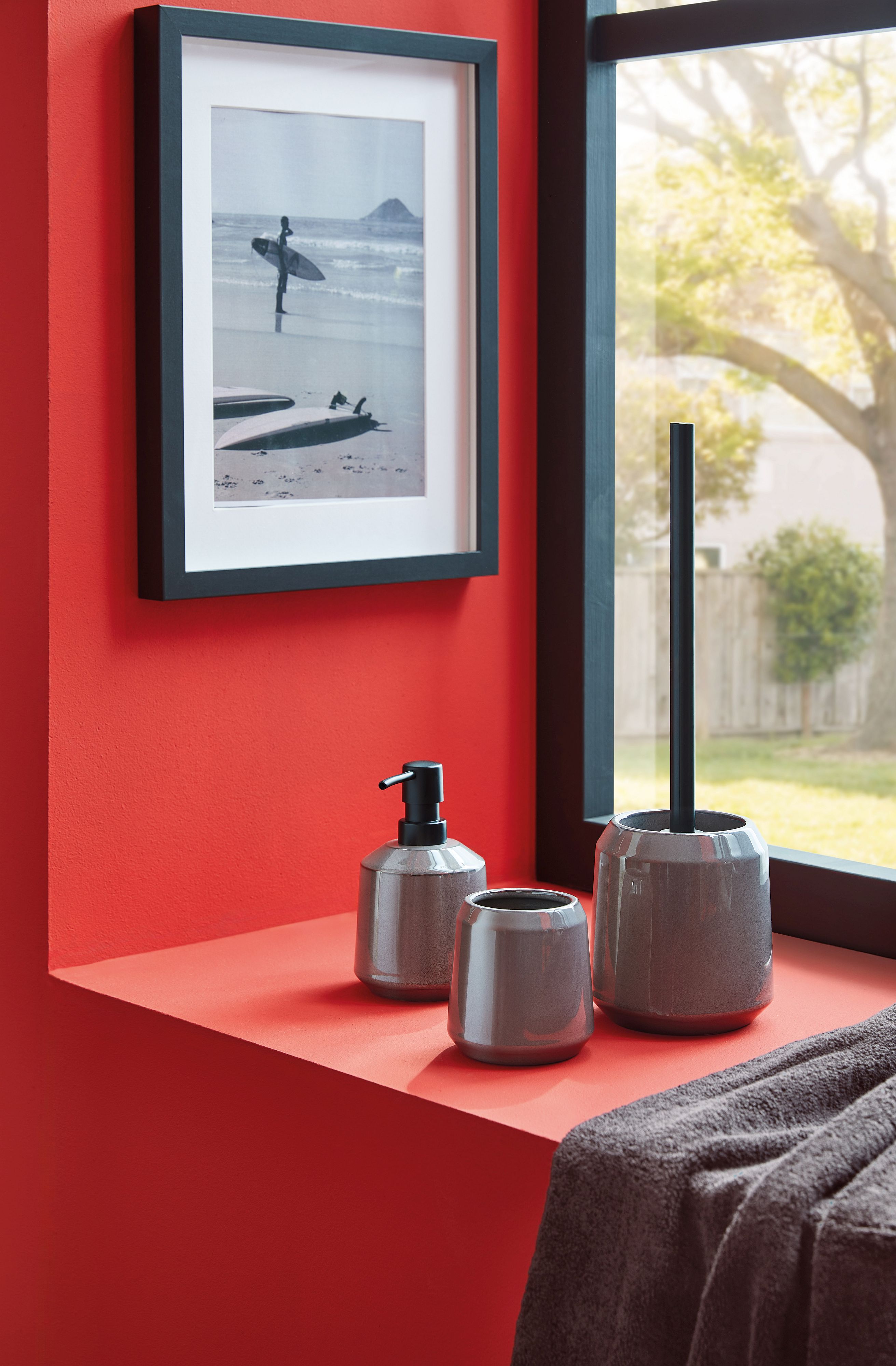 Kleine Wolke Mystic dozownik do mydła 440 ml czarny-szary 8692901854