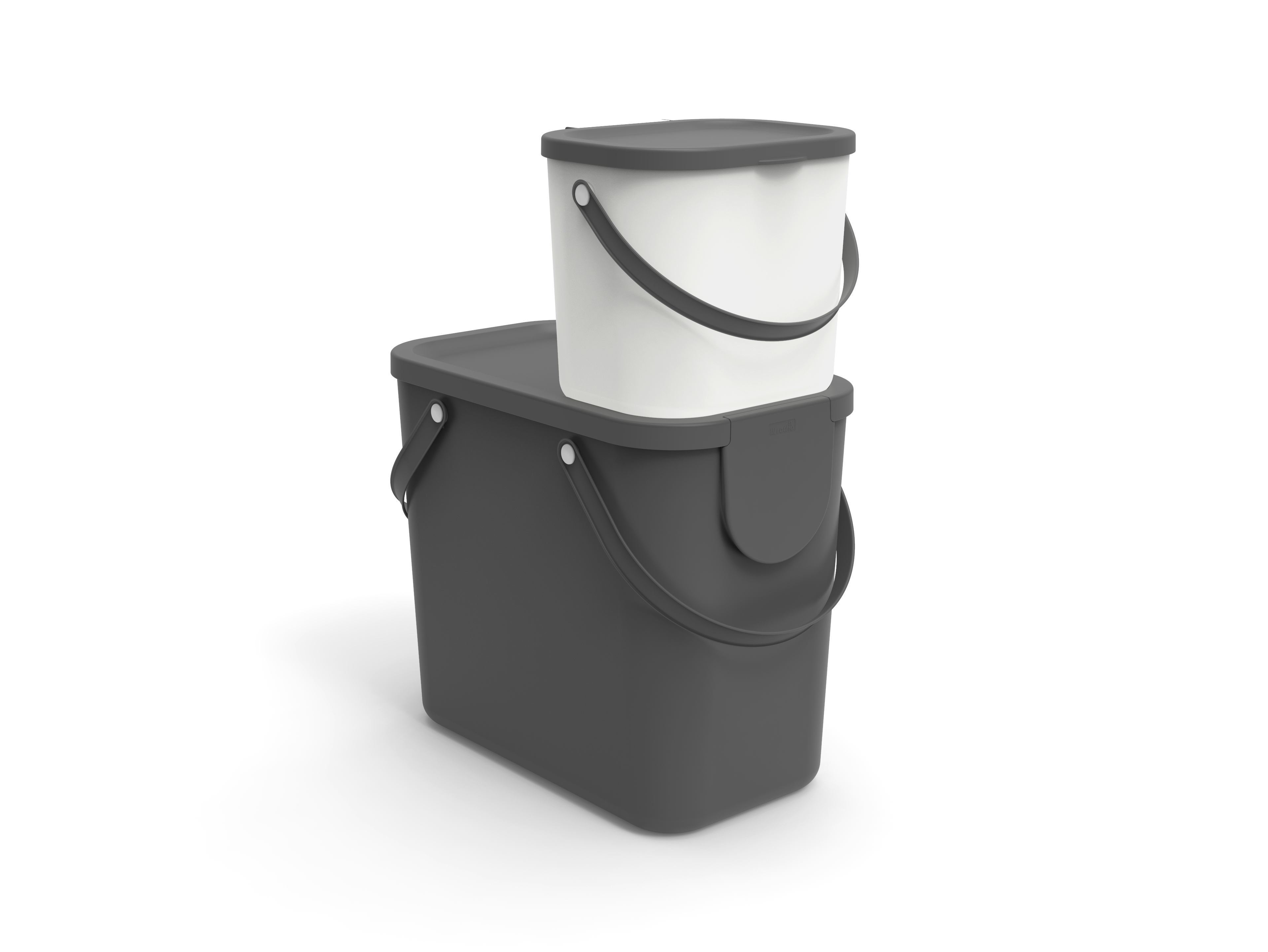 Rotho Albula sortownik na odpady 25 l antracyt 1024908853 - Wysyłka w 24h