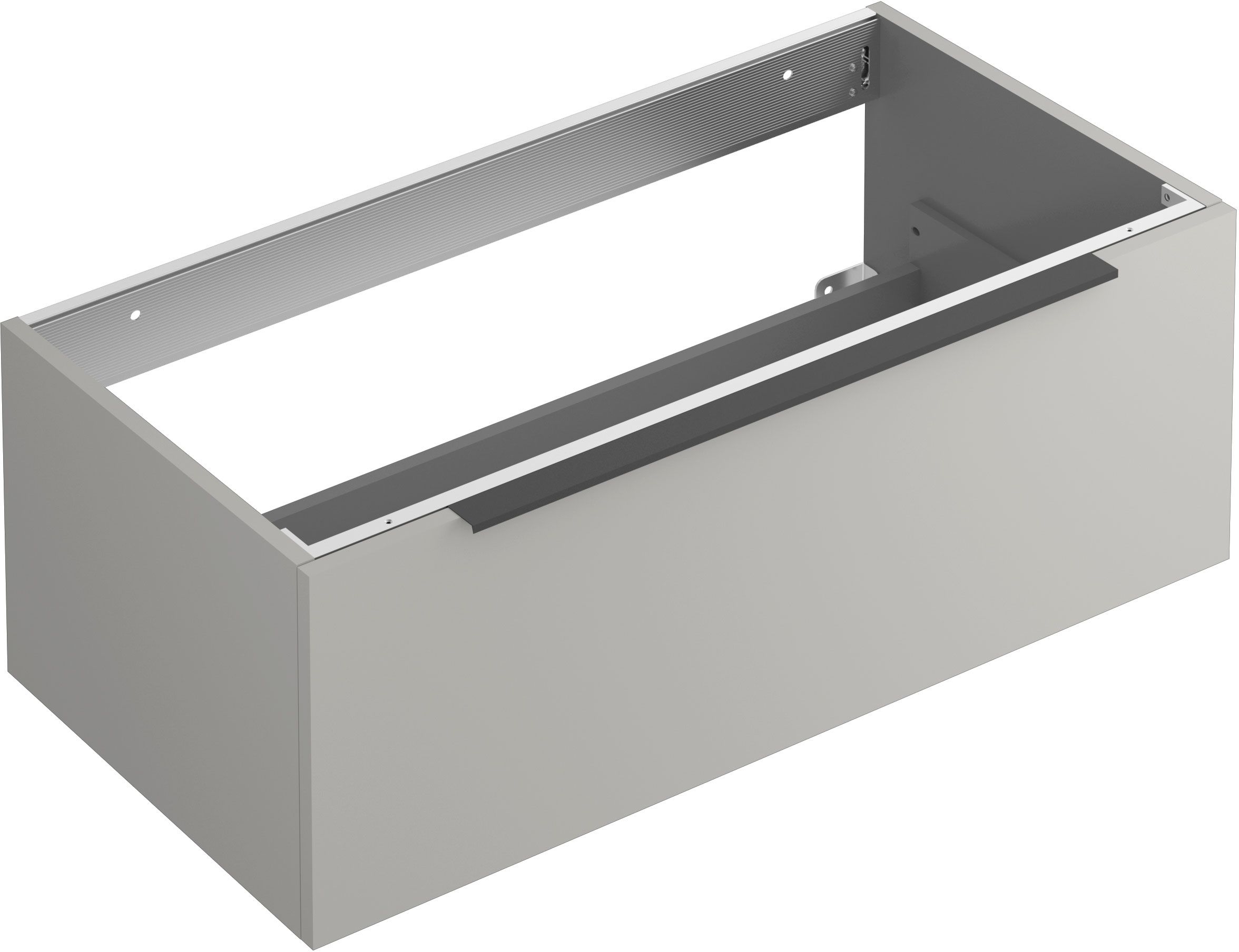 Kludi Icos szafka 100x50x35 cm podumywalkowa wisząca szara 50S100O2