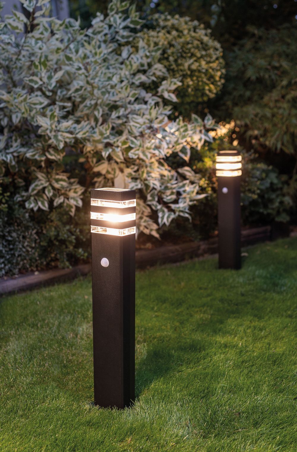 Nowodvorski Lighting Rio I lampa stojąca zewnętrzna 1x40W z czujnikiem ruchu czarna 9097