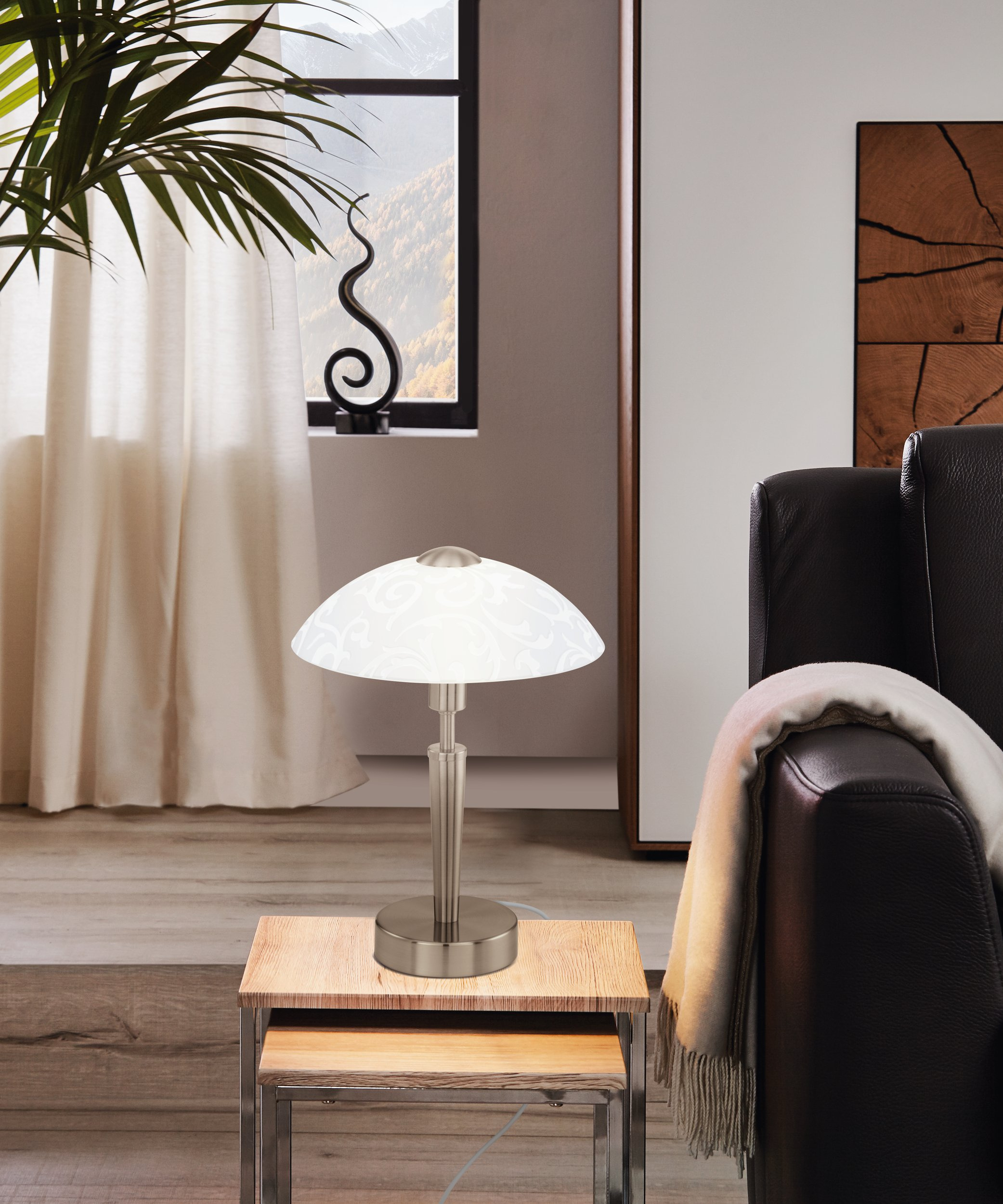 Eglo Solo lampa stołowa 1x60 W biała 91238