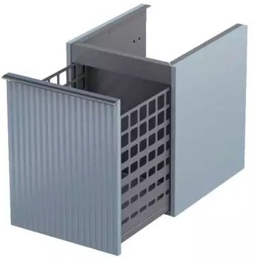 Oristo Etna szafka 40x45,5x50 cm boczna wisząca szara OR52-SN1S-40-16R