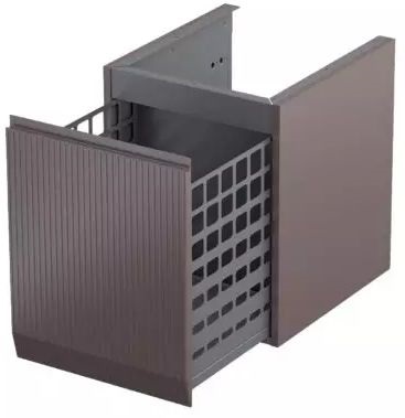 Oristo Brylant szafka 40x45,5x50 cm boczna wisząca mokka OR36-SN1S-40-21R