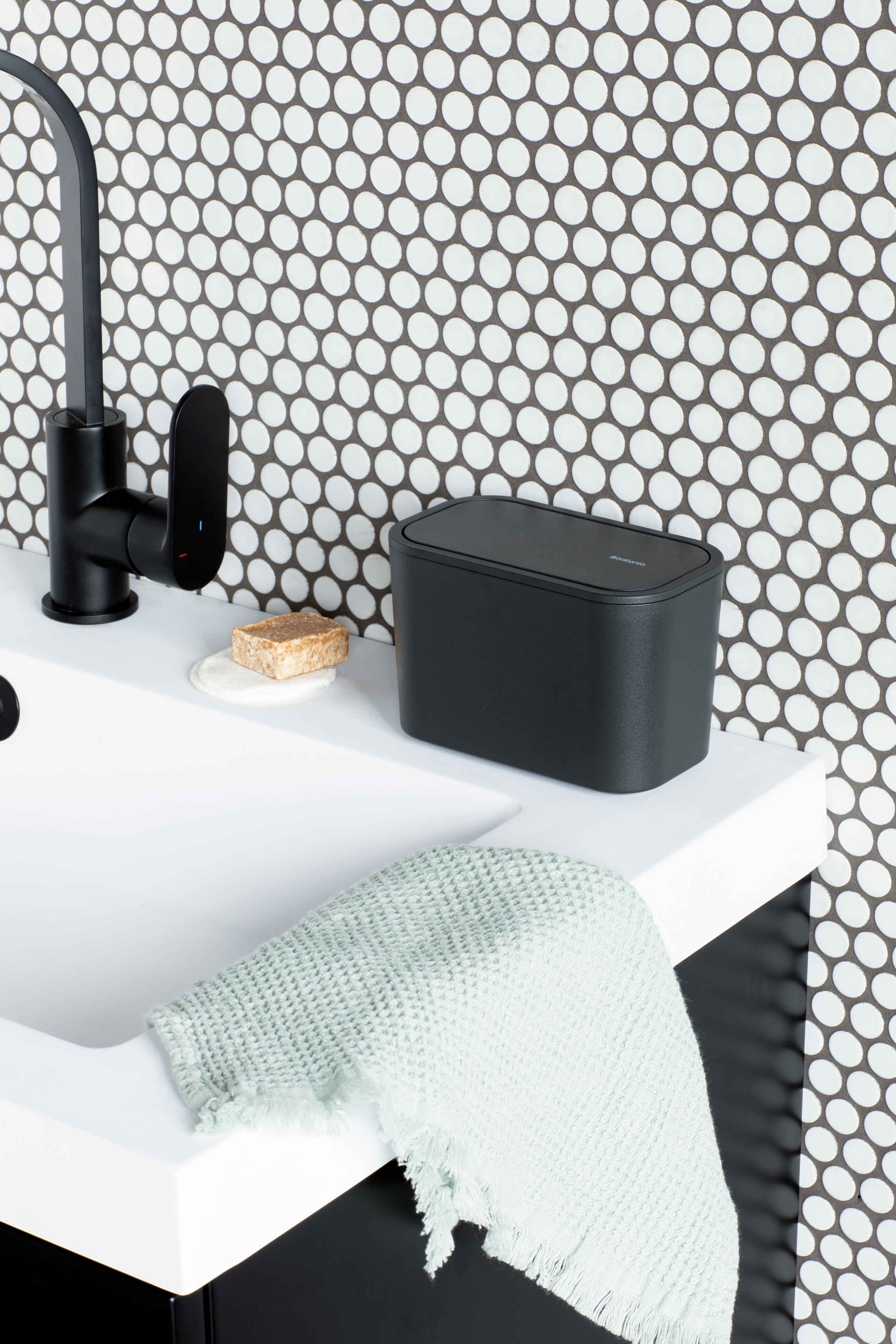 Brabantia MindSet mini kosz na śmieci pojemnik na odpadki grafit 303364 - Wysyłka w 24h