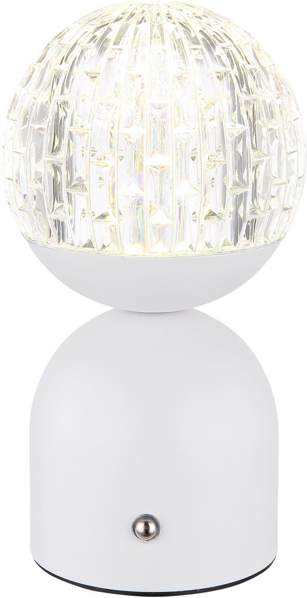 Globo Lighting Julsy lampa stołowa 1x2,5W LED biały mat/przezroczysty 21007W