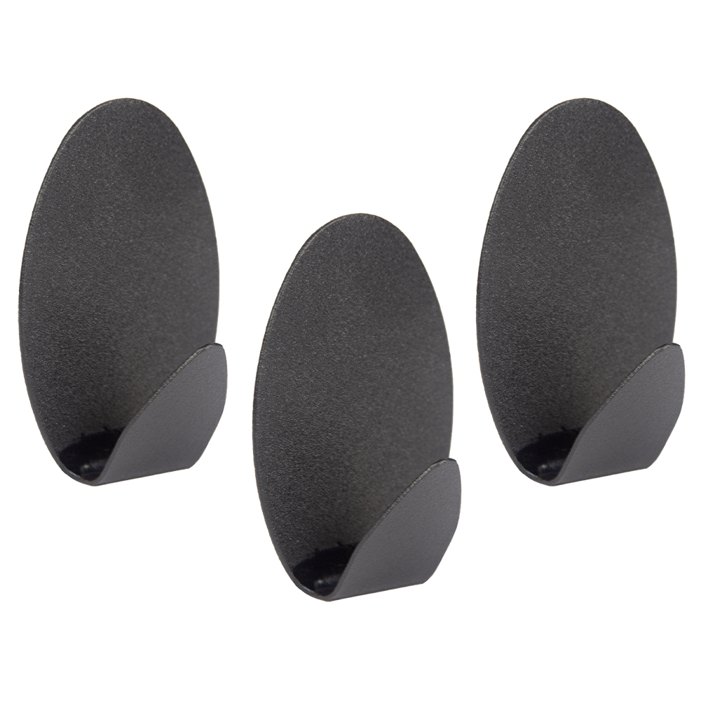 Sepio wieszak na ręcznik 3 szt zestaw czarny 10HACOWA3BLAC - Wysyłka w 24h