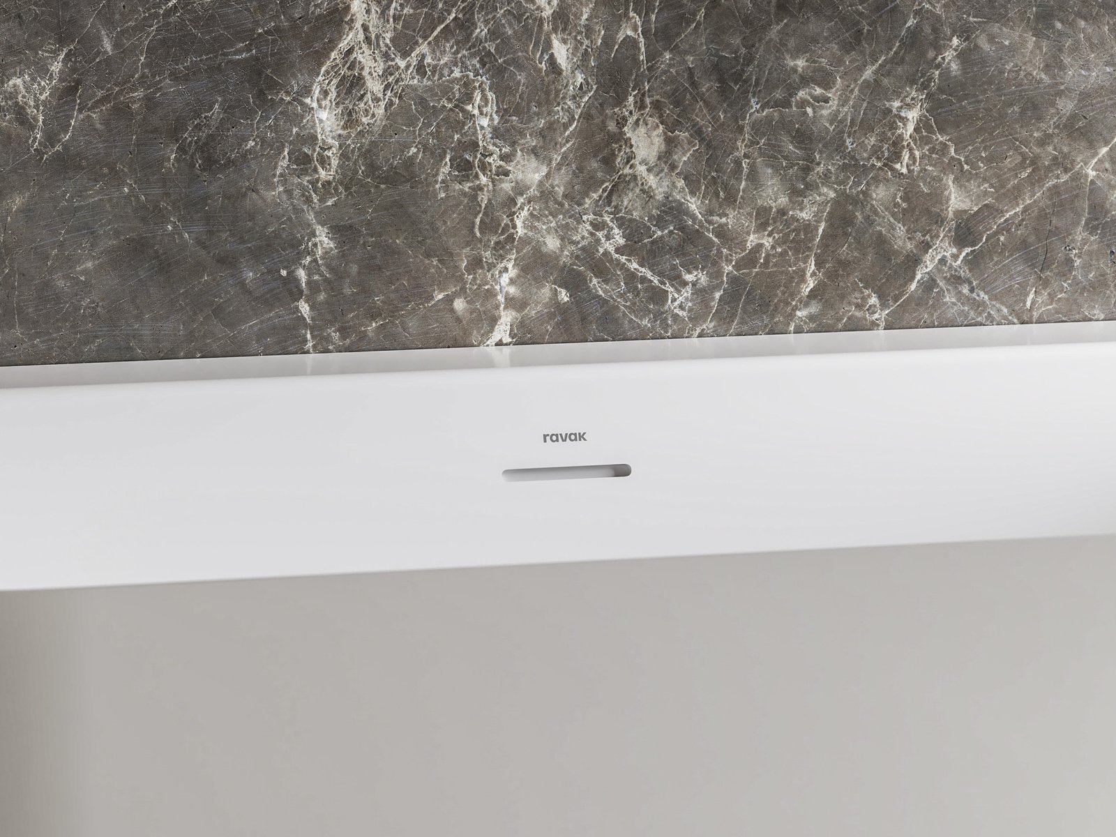 Ravak Freedom Corner II Tec wanna narożna 175x86 cm owalna prawa grey green/biały CC81200000