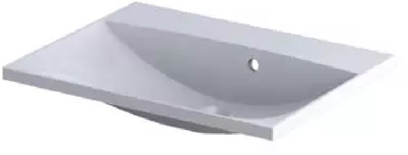 Oristo Uni umywalka 60x46,5 cm prostokątna meblowa biała UME-AM-60-92-BO