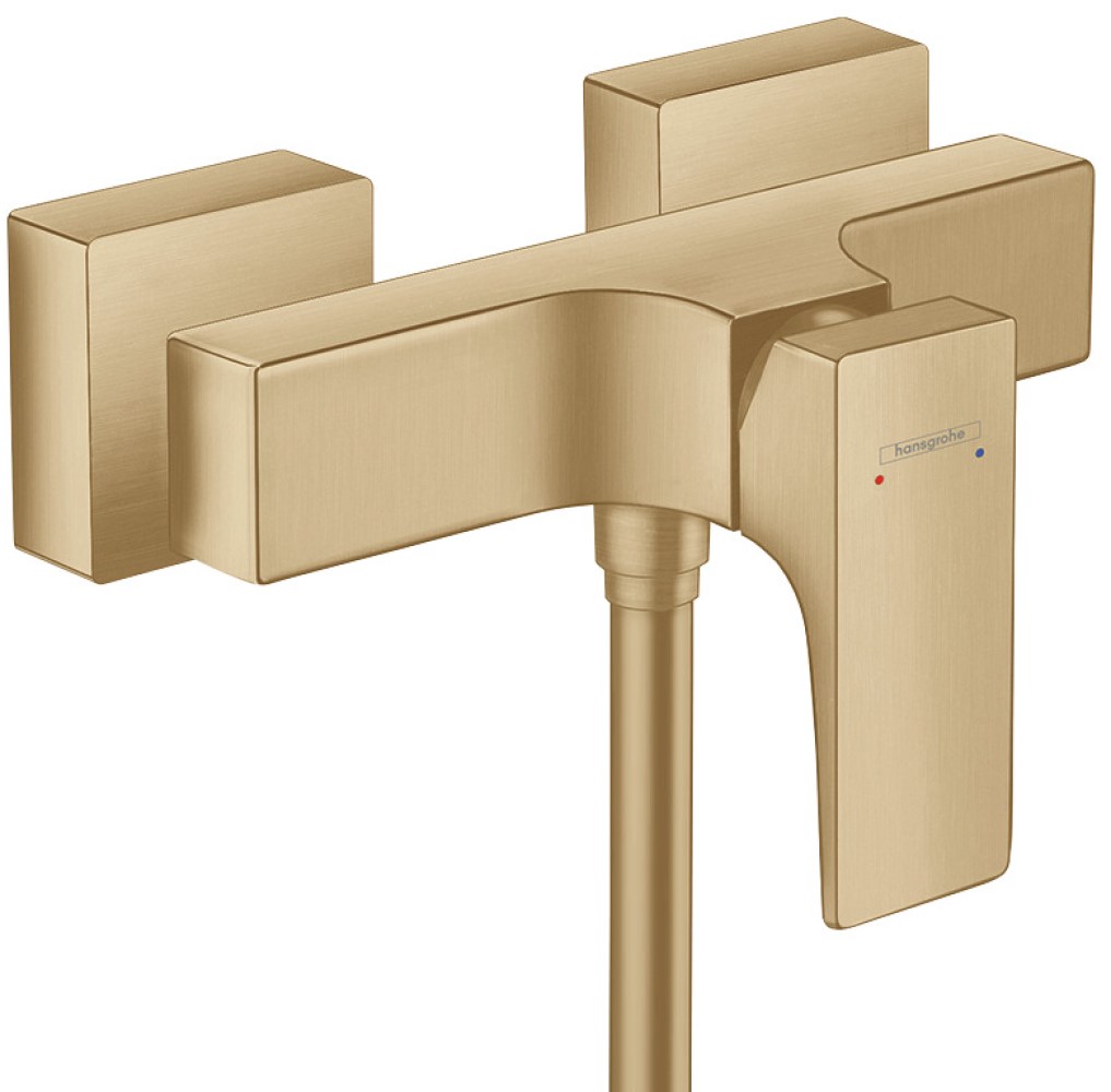 Hansgrohe Metropol bateria prysznicowa ścienna brąz szczotkowany 32560140