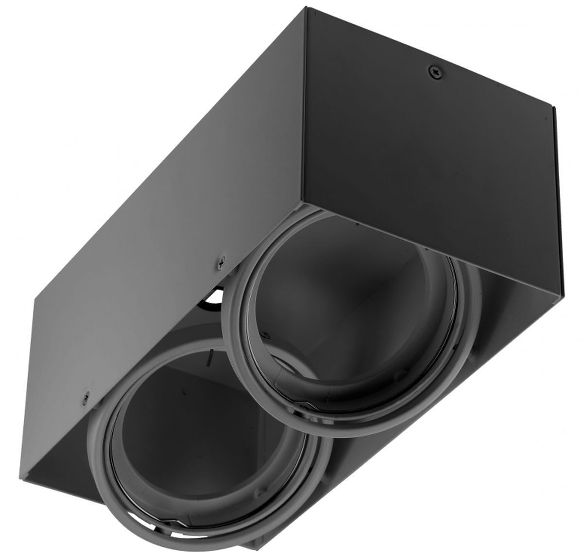 GTV Pireo lampa do zabudowy 2x50 W czarna OP-PIREN2-20