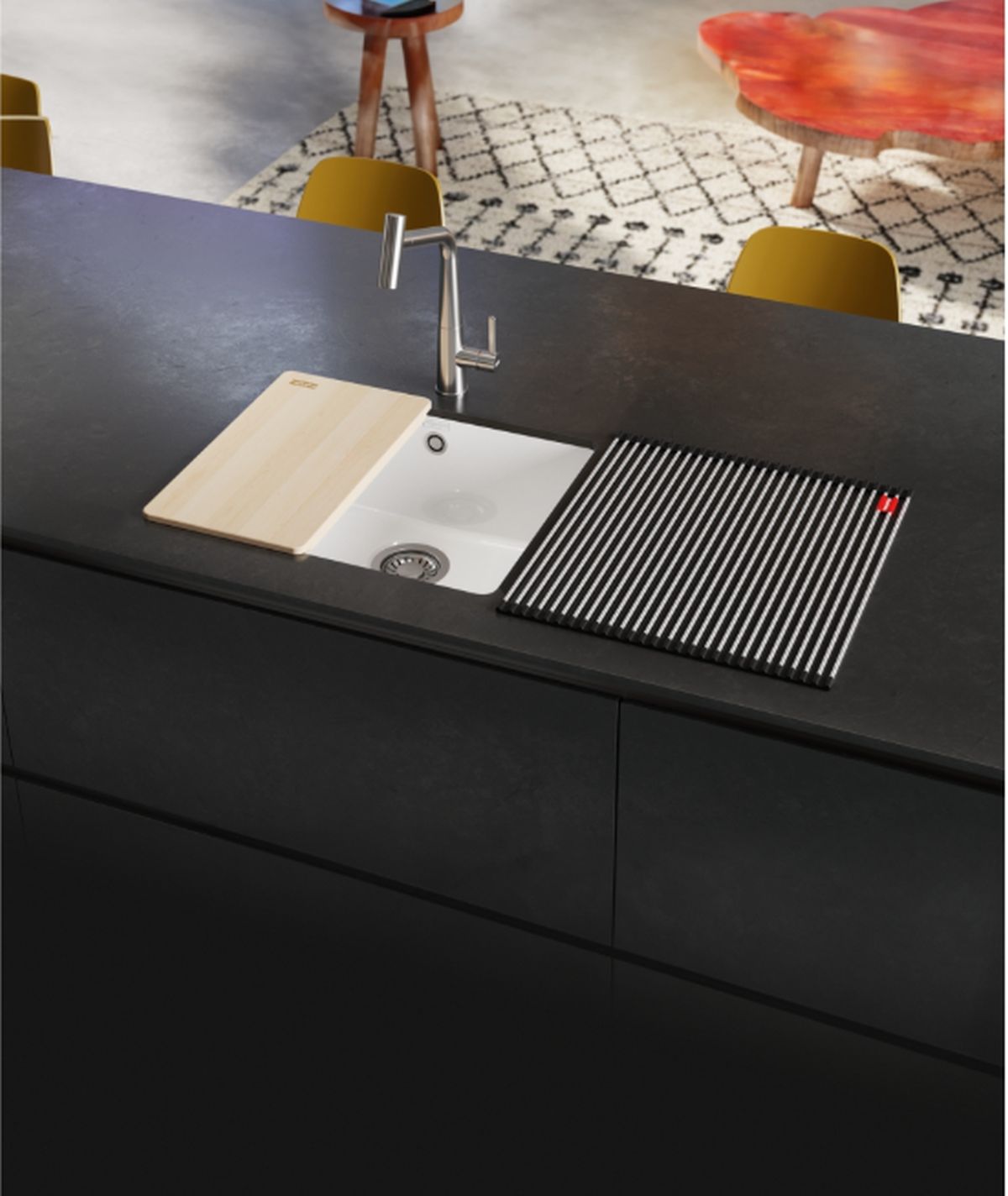 Franke KubusX zlewozmywak ceramiczny 50,5x40 cm biały połysk 126.0738.290