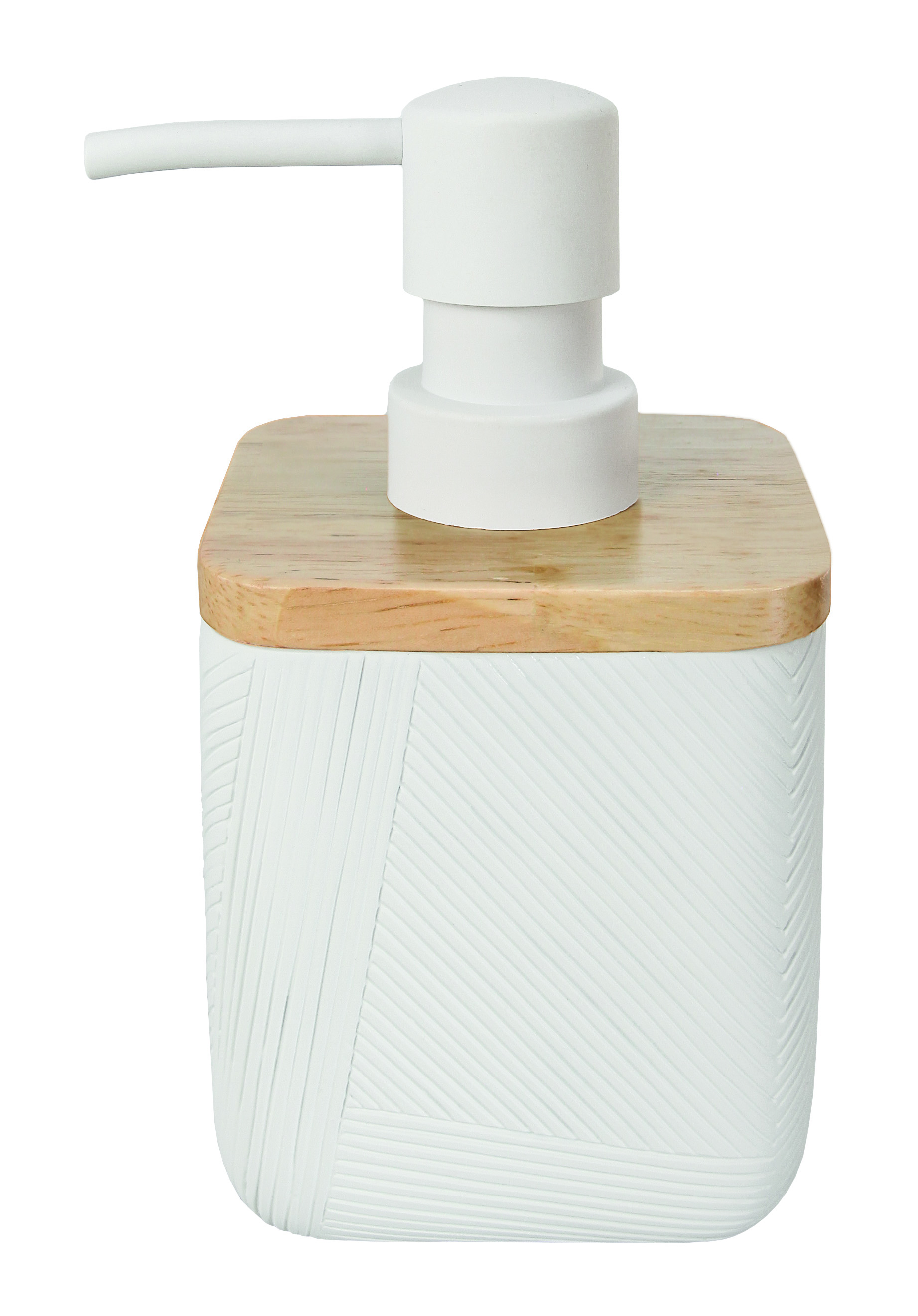 Kleine Wolke Crossover dozownik do mydła 310 ml biały/bambus 8094100854 - Wysyłka w 24h