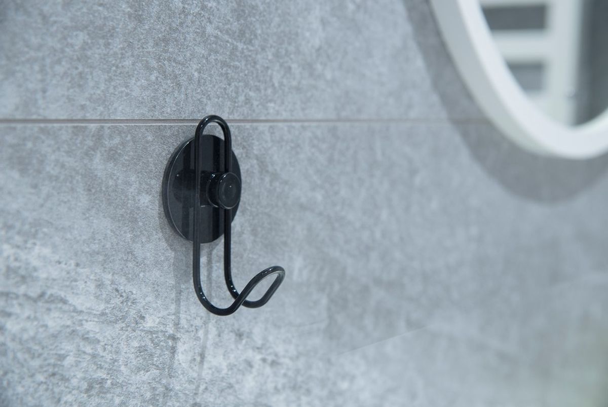 AWD Interior wieszak na ręcznik ścienny czarny AWD02091663