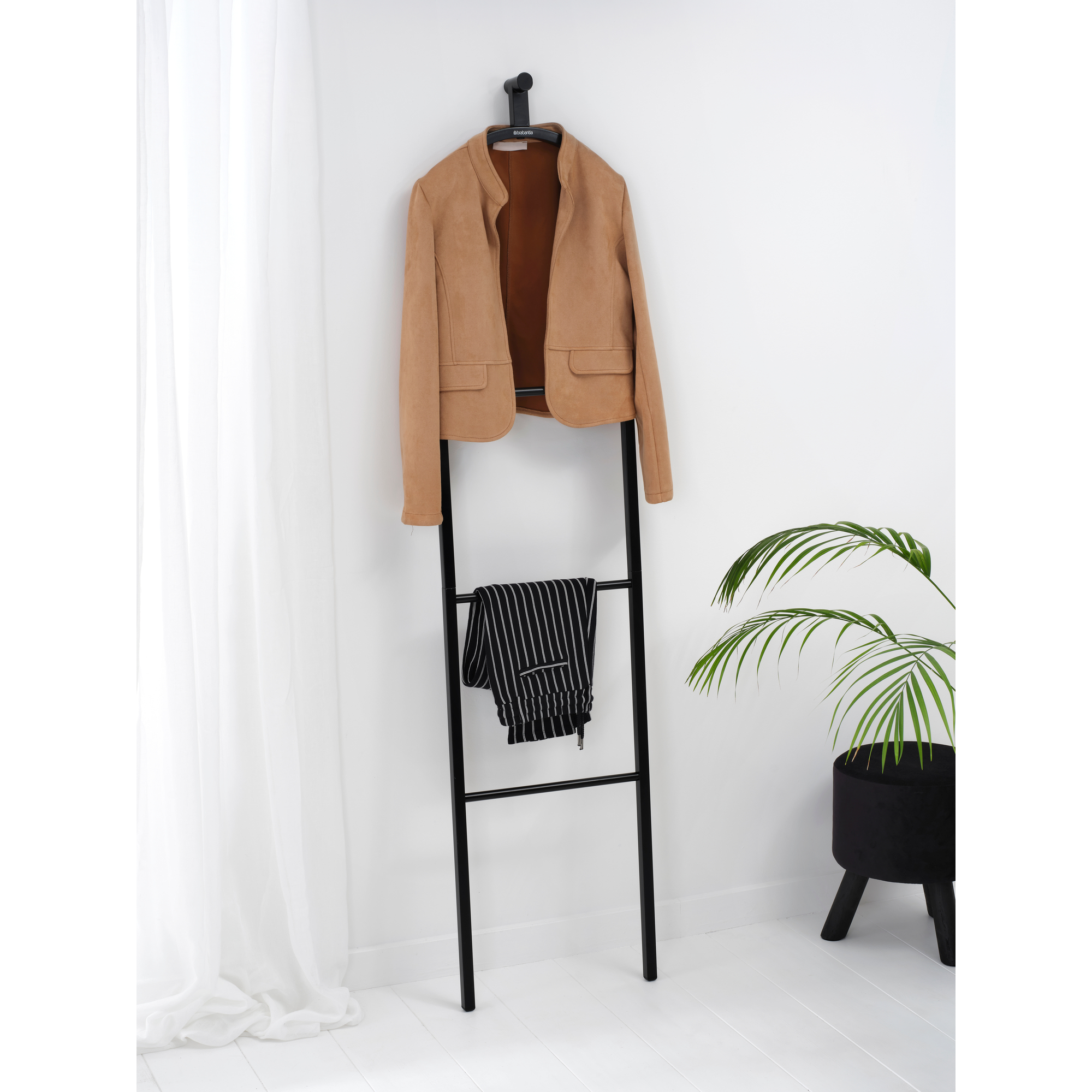 Brabantia wieszak na ręczniki stojący czarny 229886