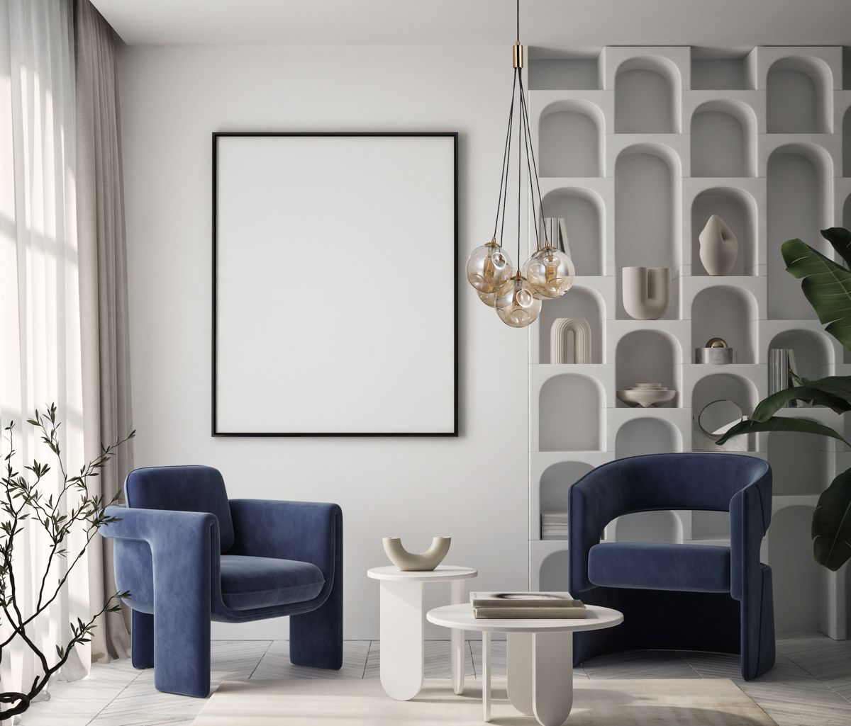 Italux Perlos lampa wisząca 5x5 W mosiądz PND-54456-5-HB-AMB