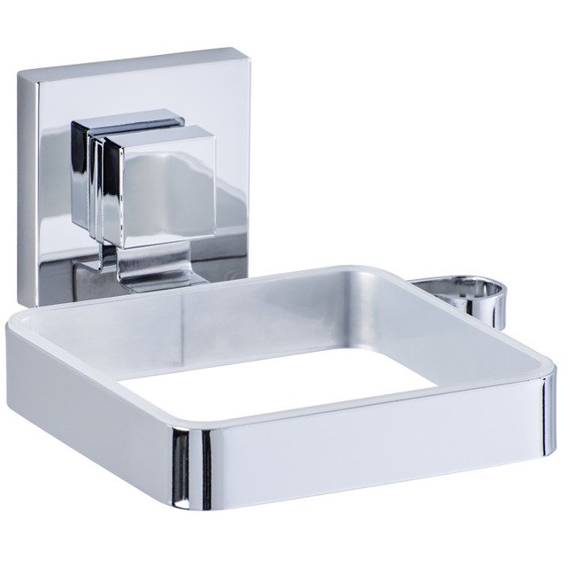 Wenko VL Quadro uchwyt na suszarkę do włosów srebrny 22682100