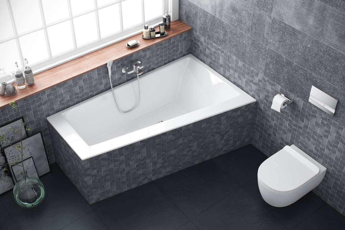 Excellent Sfera wanna narożna 170x100,5 cm prawa biała WAEX.SFP17WHS