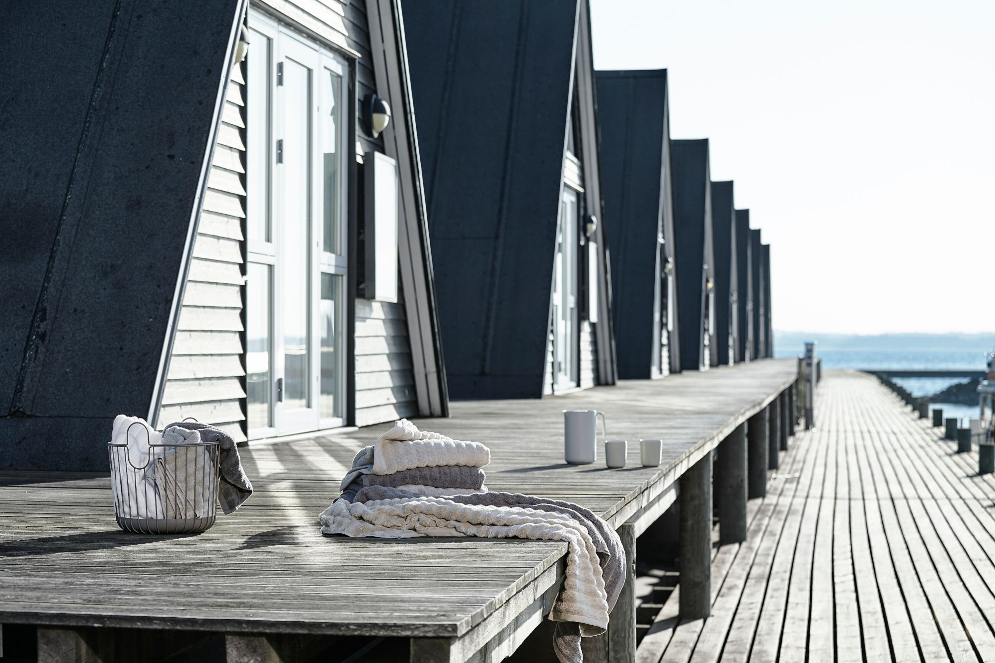 Zone Denmark Inu ręcznik 140x70 cm bawełniany biały 29543