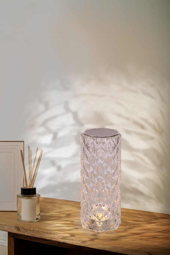 Candellux Brillo lampa stołowa 1x2 W srebrna 41-35790