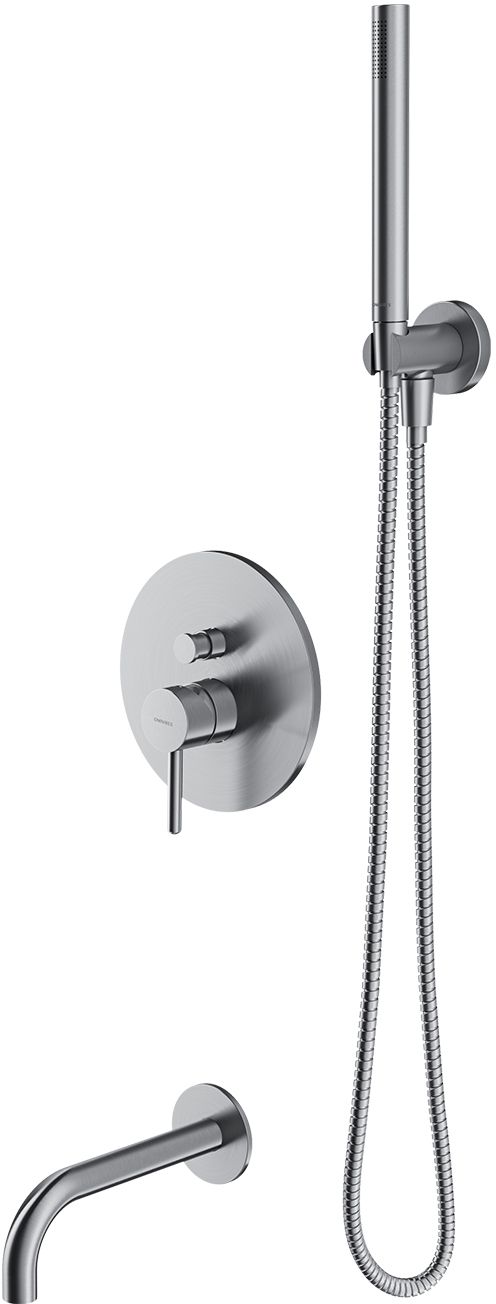 Omnires Y zestaw wannowo-prysznicowy podtynkowy nikiel SYSYW01NI - Wysyłka w 24h