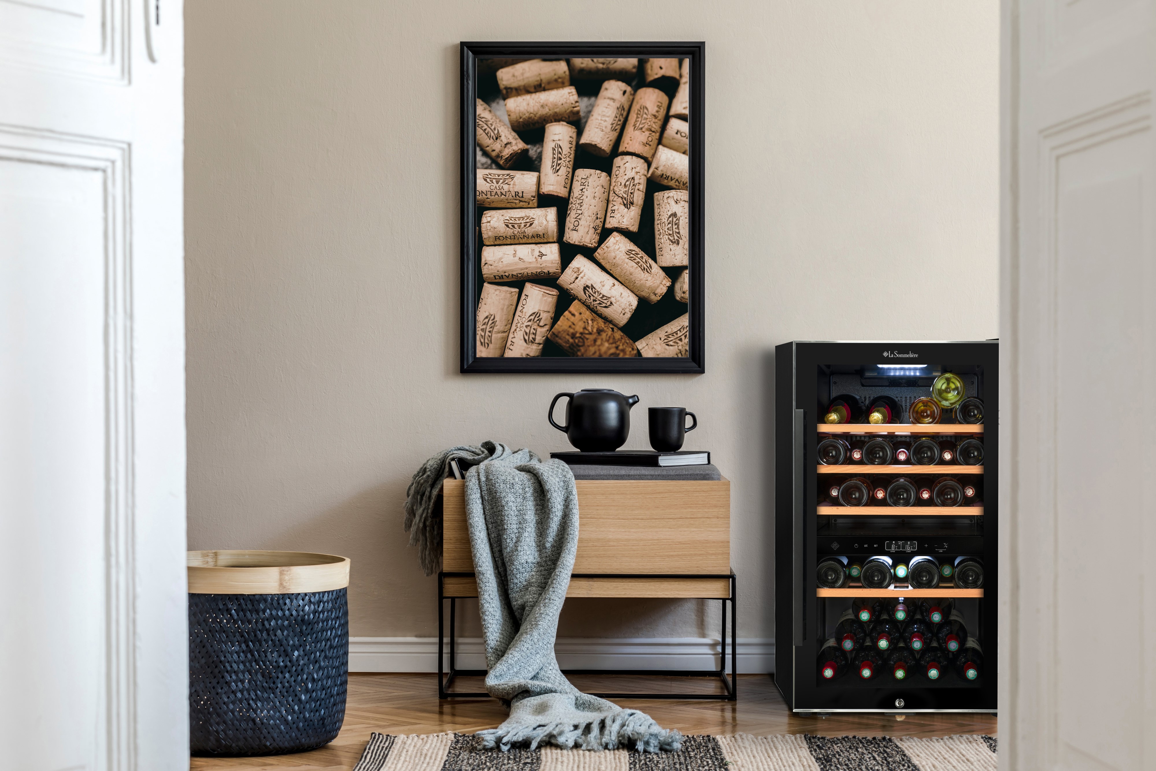 La Sommeliere ECS chłodziarka do wina 29 butelek wolnostojąca ECS312z