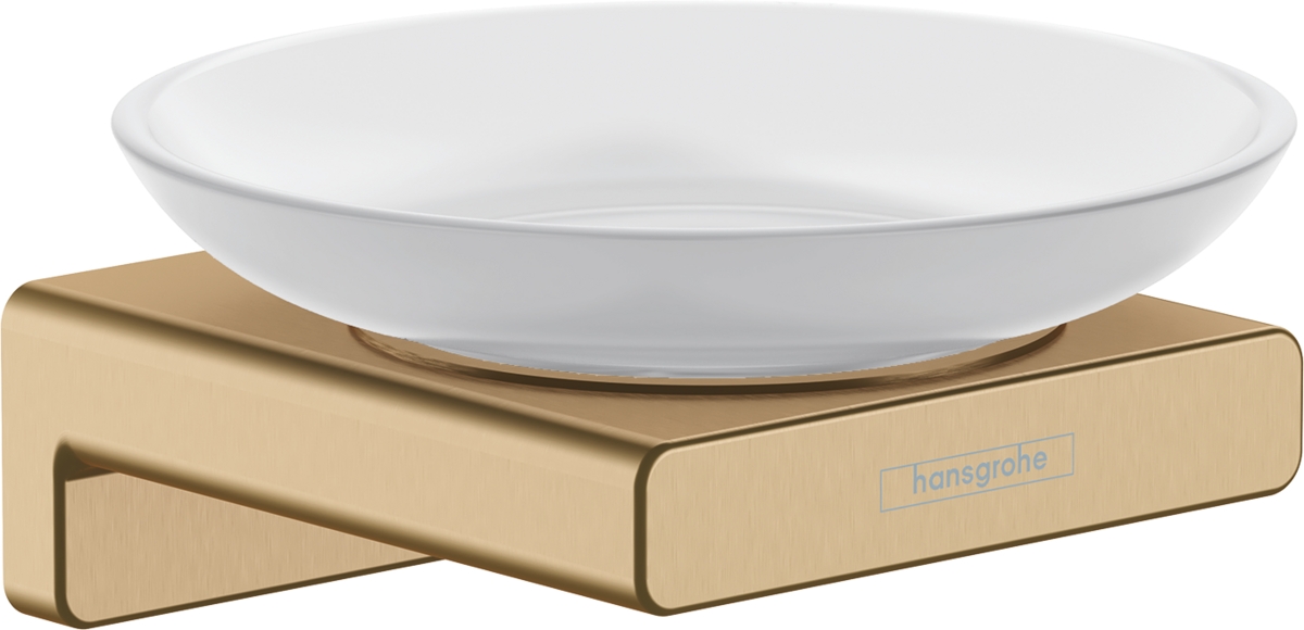 Hansgrohe AddStoris mydelniczka ścienna brąz szczotkowany 41746140