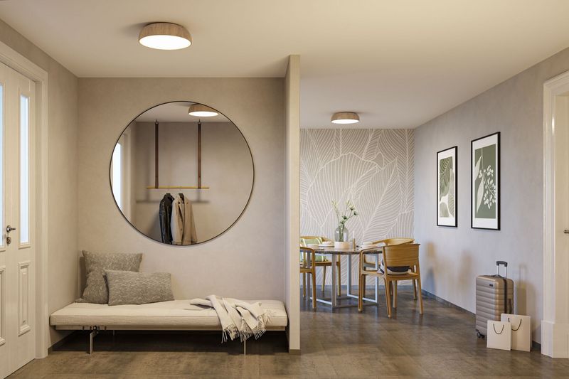 Paulmann Oka plafon 1x24W LED drewno 71083