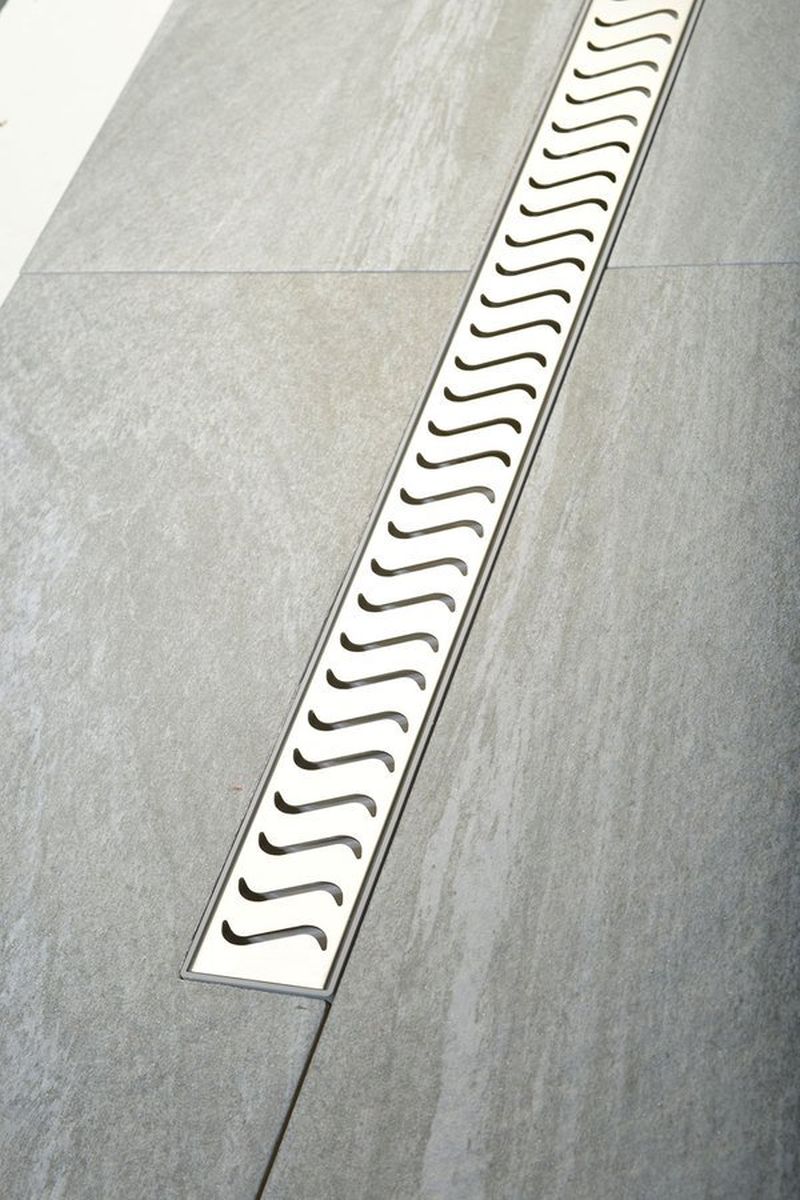 Polysan Scence odpływ prysznicowy 92 cm liniowy stal polerowana 71678