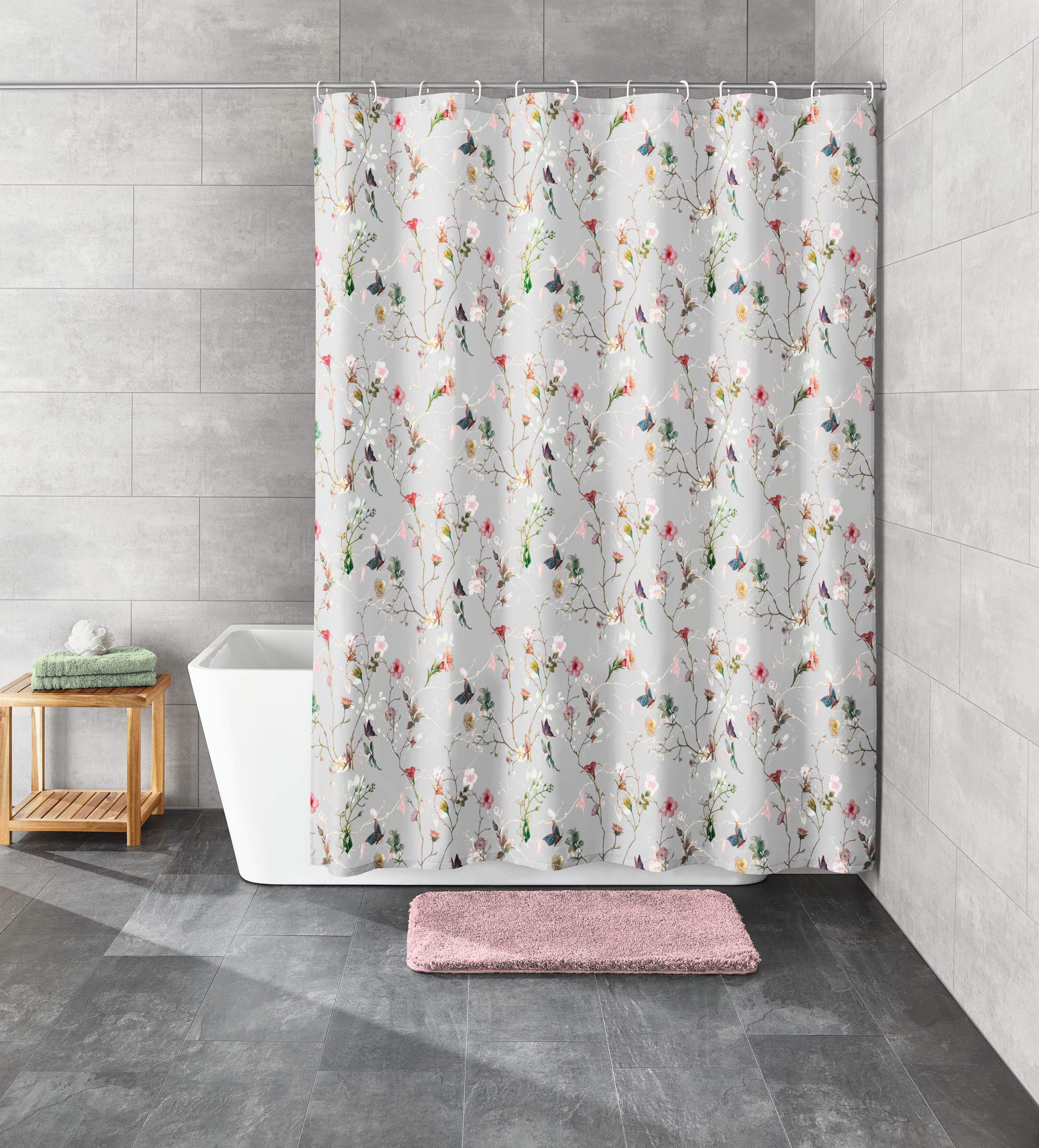 Kleine Wolke Flores Zasłona prysznicowa 180x200 wzór 7806148305 - Wysyłka w 24h