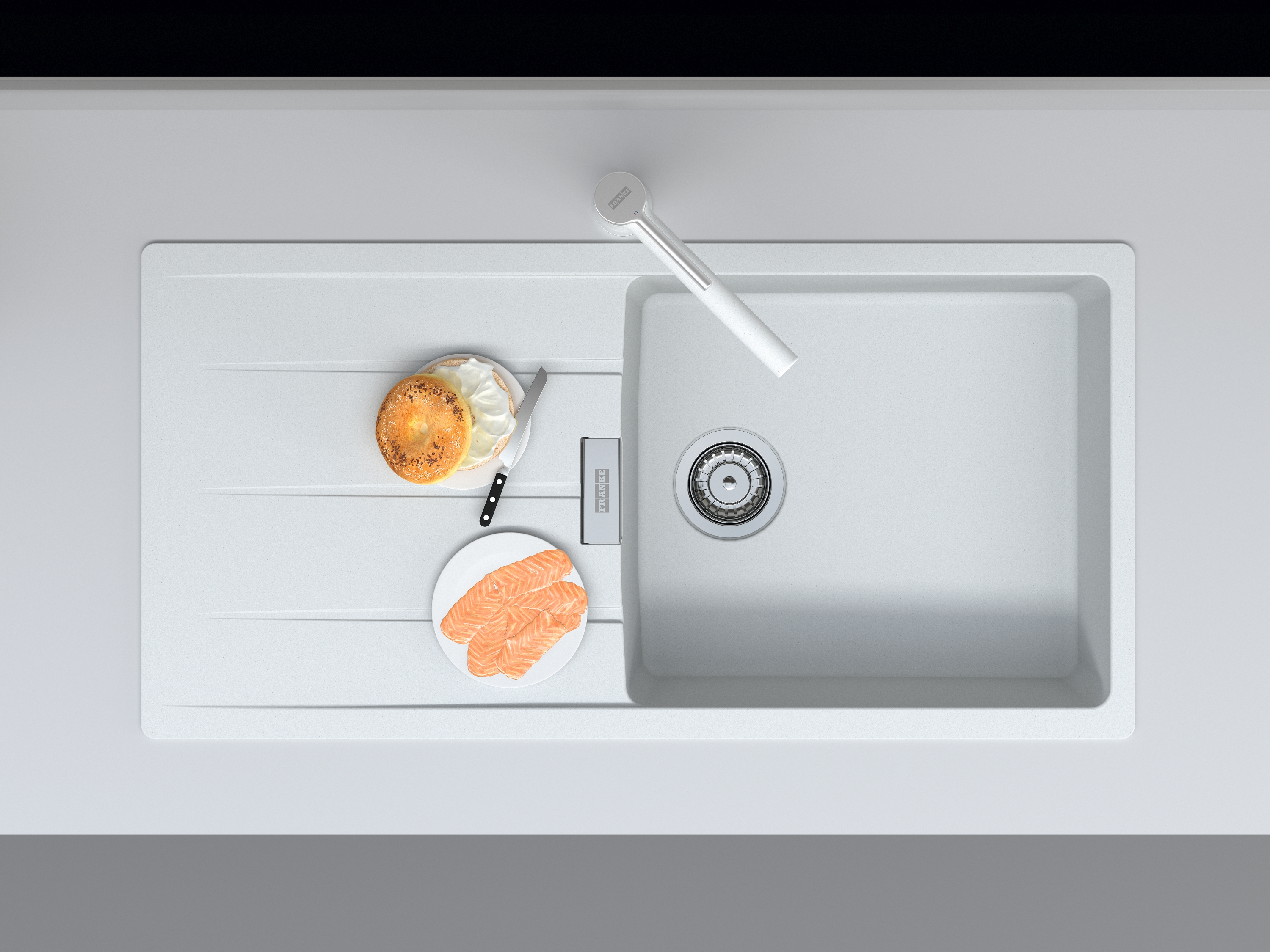 Franke Centro CNG 611-100 XL GSC zlewozmywak 100x50 cm Fragranite biały polarny 114.0687.331