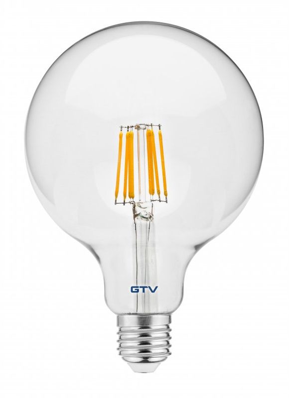GTV żarówka LED 1x8 W 3000 K E27 LD-G125FLE8-30 - Wysyłka w 24h