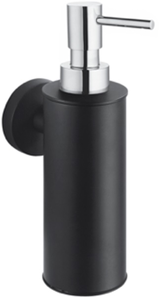 Stella Classic dozownik do mydła 200 ml ścienny czarny mat 07.423-BC - Wysyłka w 24h