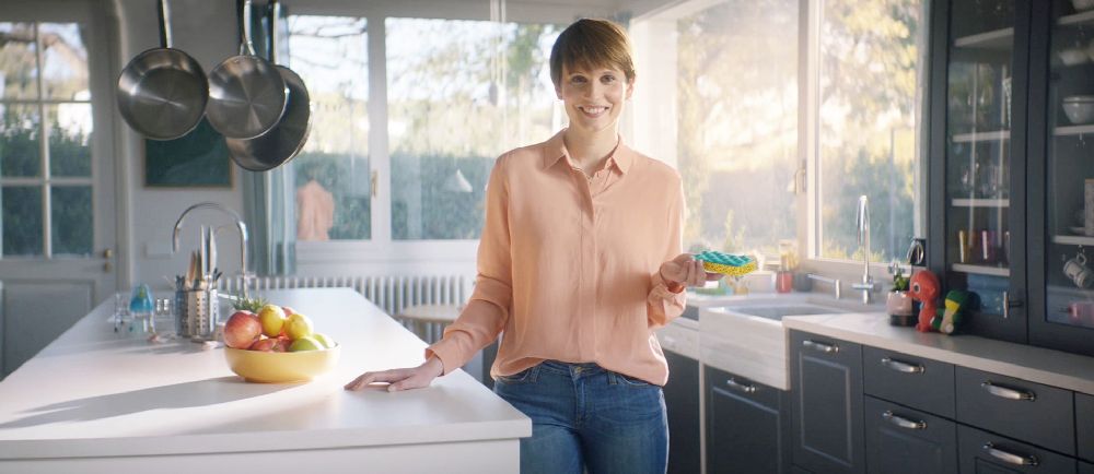 Vileda Glitzi Always Clean gąbka do naczyń 2 sztuki 168527