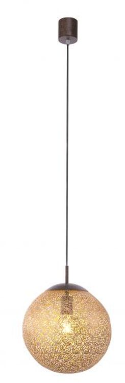 Paul Neuhaus Greta lampa wisząca 1x60W brązowa/złota 2420-48