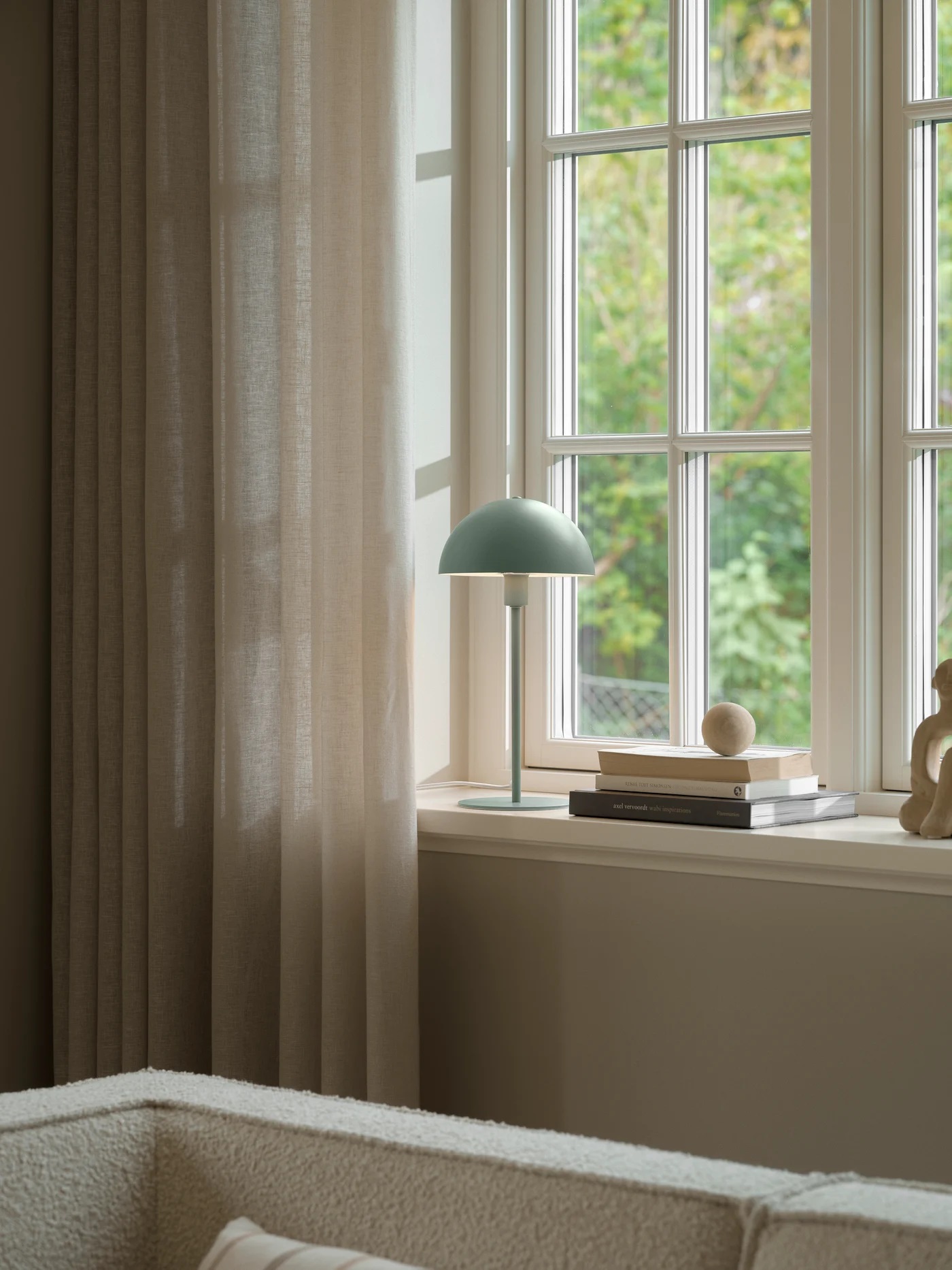 Nordlux Ellen lampa stołowa 1x40 W zakurzona zieleń 48555013