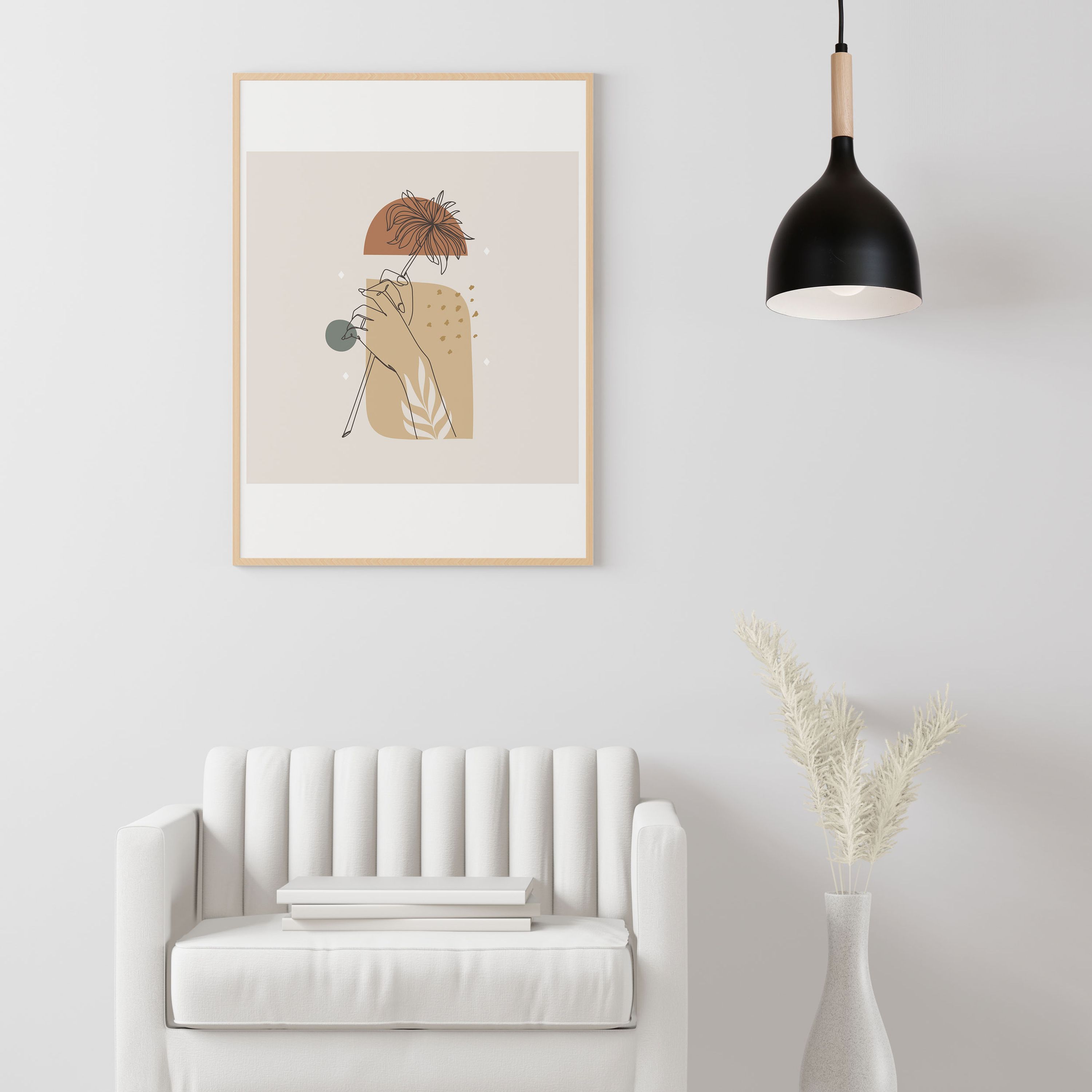 Luminex Noak Wood lampa wisząca 1x60W czarny/drewno 1191