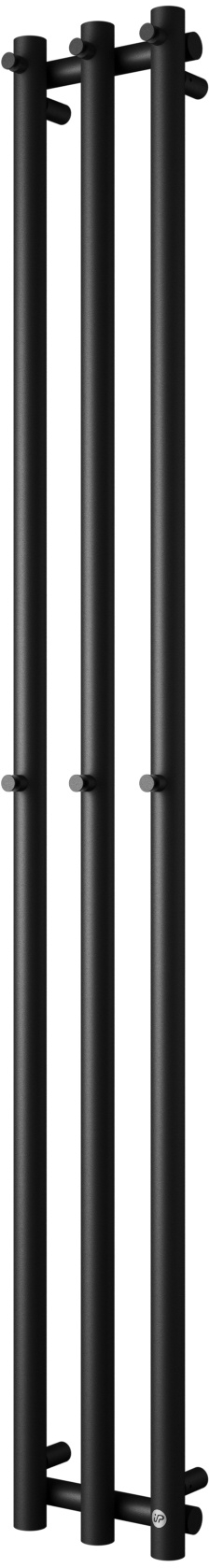 Instal Projekt Spano grzejnik łazienkowy dekoracyjny 150x44 cm czarny mat SPN-150/05C31