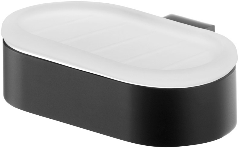 Bisk Futura black mydelniczka czarna satyna 02954