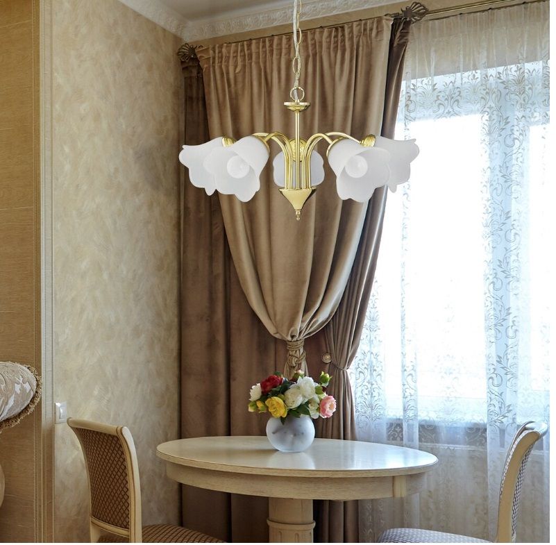 Rabalux Rafaella lampa wisząca 5x40 W złota 7235