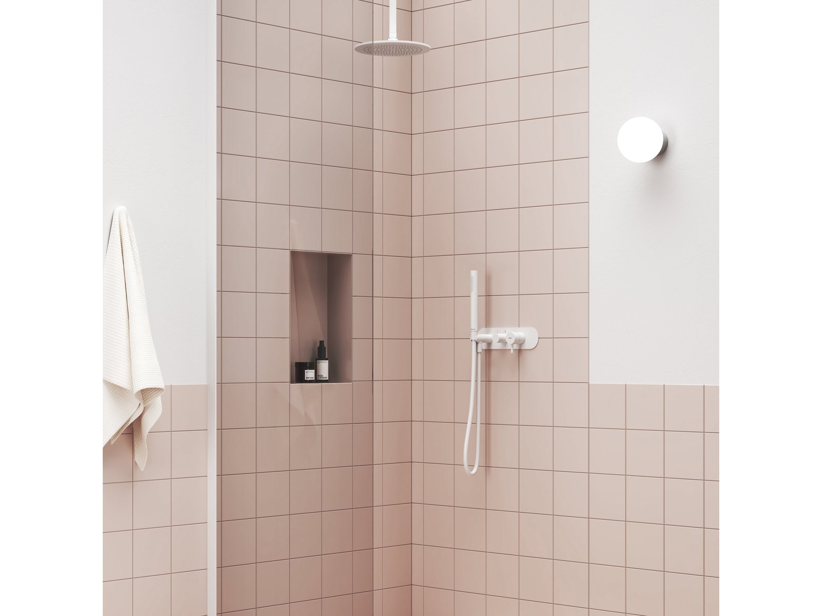 Ravak Espirit bateria wannowo-prysznicowa podtynkowa biały mat X070250