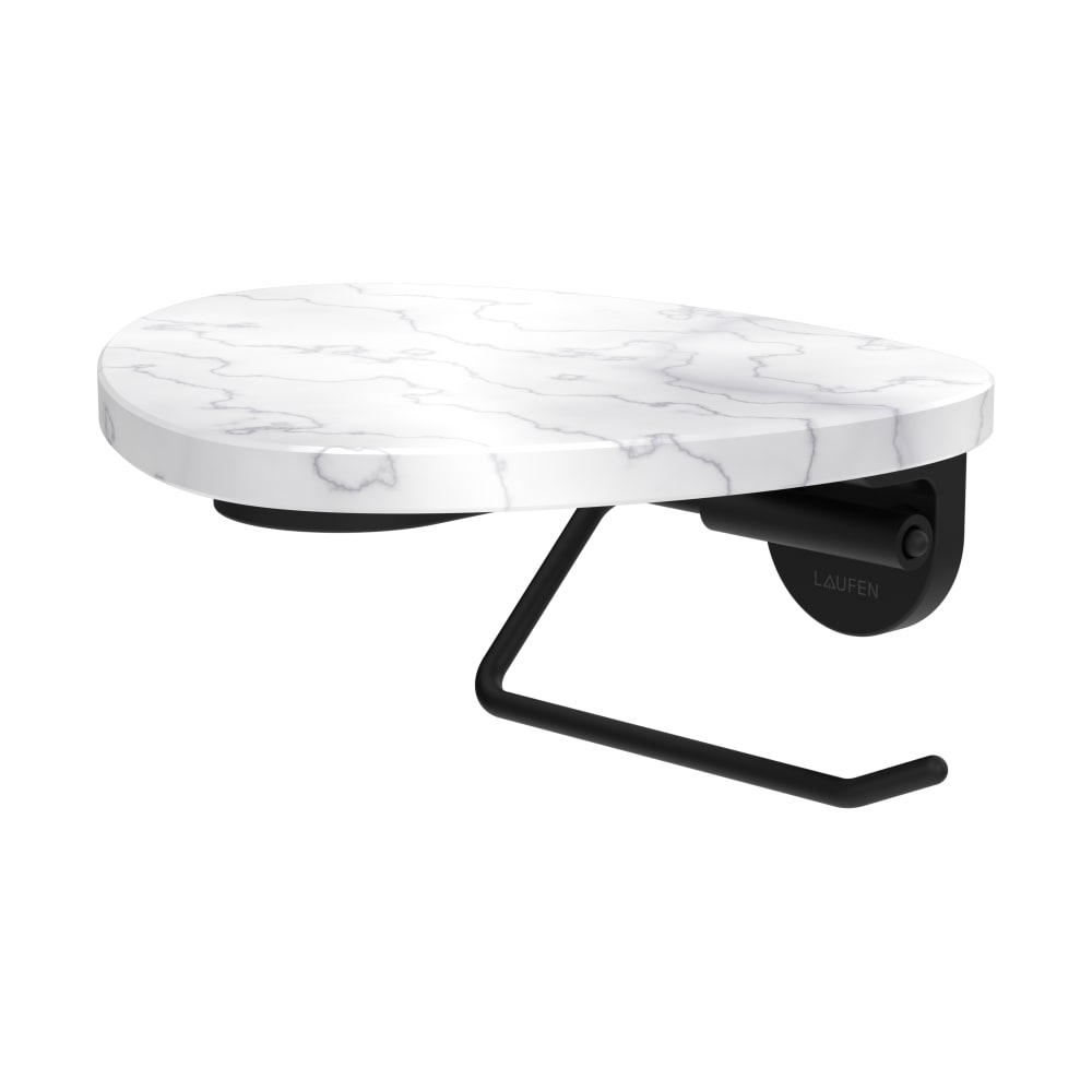 Laufen Ada uchwyt na papier toaletowy czarny-biały HF506791515060