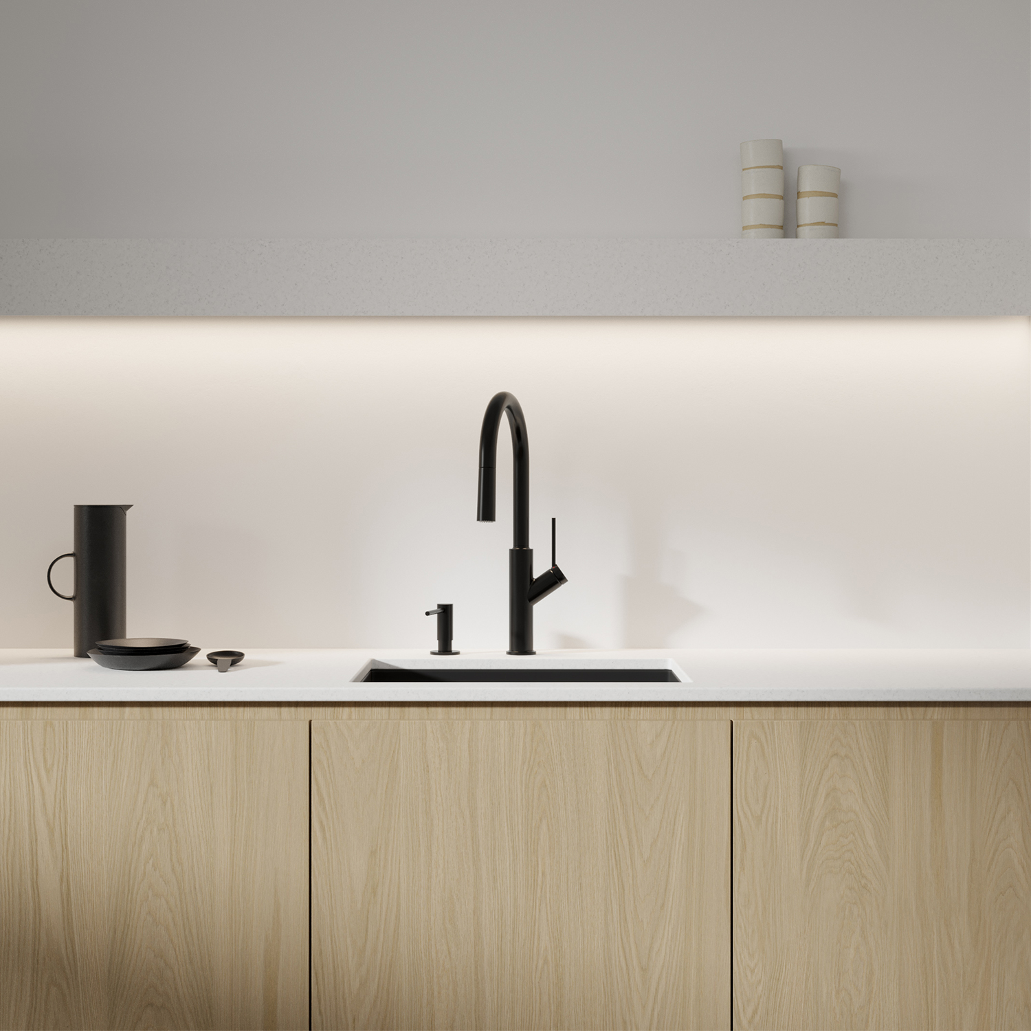 Omnires Modern Project dozownik do mydła 500 ml czarny MP60723BL - Wysyłka w 24h