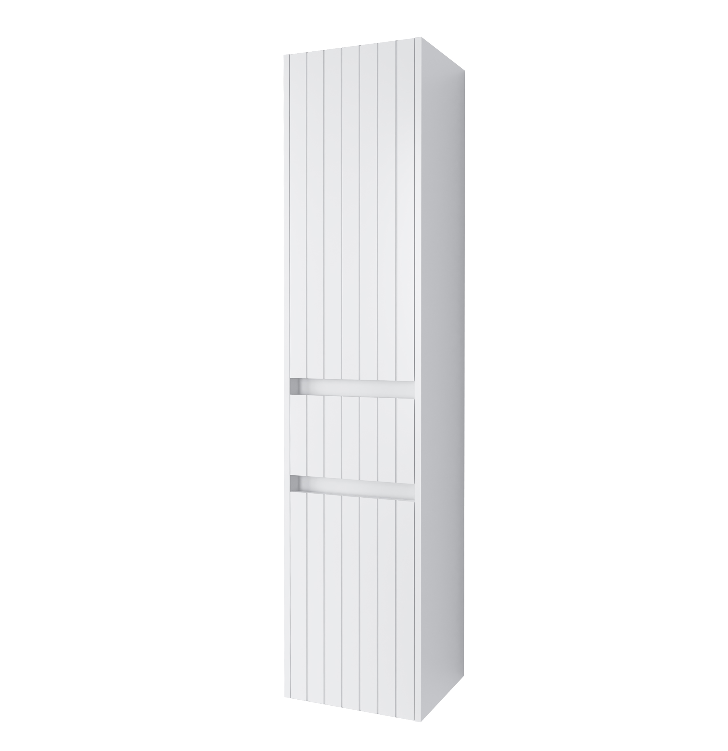 Uptrend Melito szafka 37,5x30x165 cm boczna wisząca ideal biały matt 002SW3801