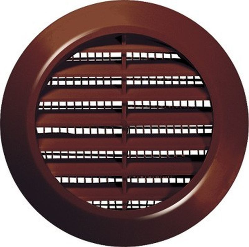 Awenta Mini-Awent kratka 80x80 mm brązowa T74BR