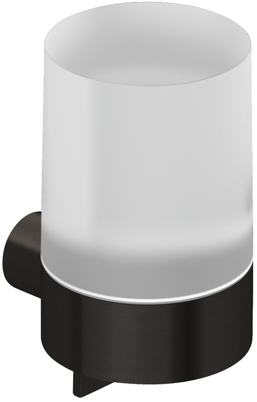 Kludi Vela R dozownik do mydła 150 ml czarny szczotkowany 58976N2