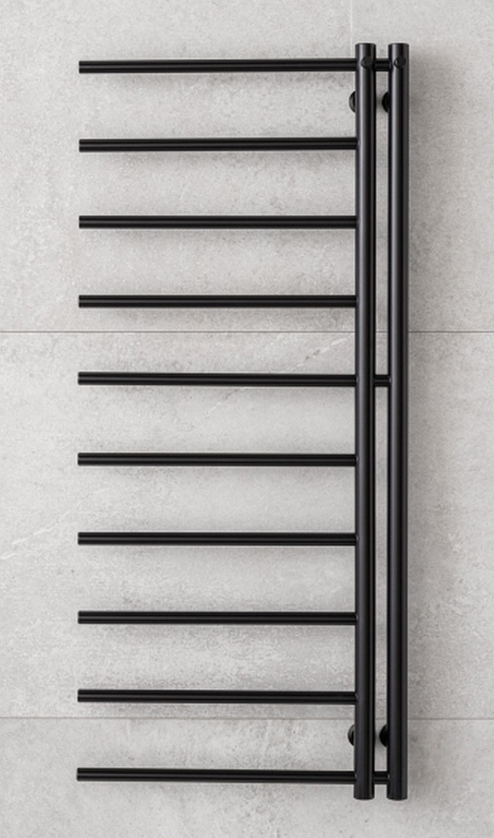P.M.H. Apollo grzejnik łazienkowy drabinkowy 114x50 cm czarny mat AP1BL-L
